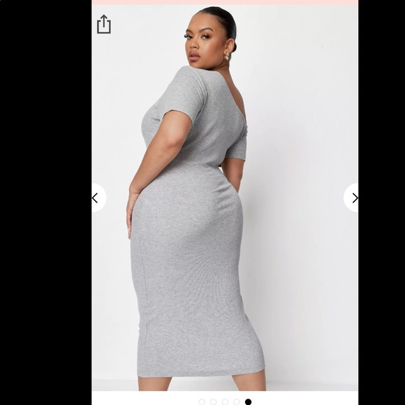 Off The Shoulder Midi Dress - Picture 4 of 6